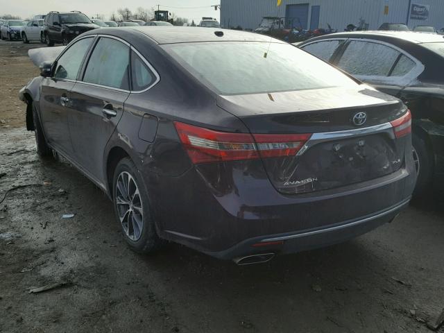 4T1BK1EBXJU282835 - 2018 TOYOTA AVALON XLE BLACK photo 3