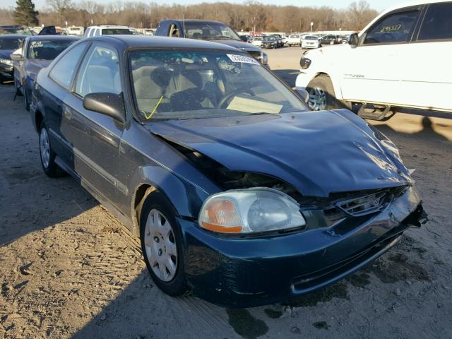 1HGEJ6226WL075010 - 1998 HONDA CIVIC DX GREEN photo 1