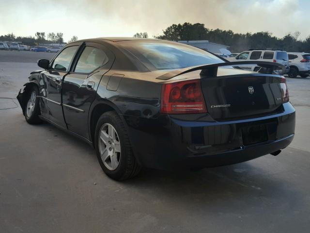 2B3KA43G37H784333 - 2007 DODGE CHARGER SE BLACK photo 3