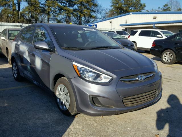 KMHCT5AE4GU283707 - 2016 HYUNDAI ACCENT SE GRAY photo 1