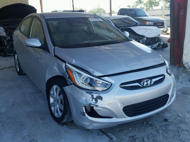 KMHCU4AE3EU735991 - 2014 HYUNDAI ACCENT GLS SILVER photo 1