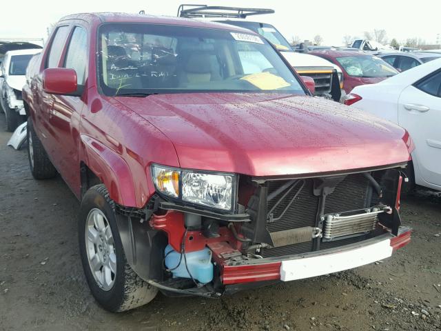 2HJYK16456H554292 - 2006 HONDA RIDGELINE RED photo 1