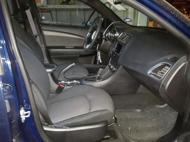 1C3CDZCB0EN156122 - 2014 DODGE AVENGER SX BLUE photo 5