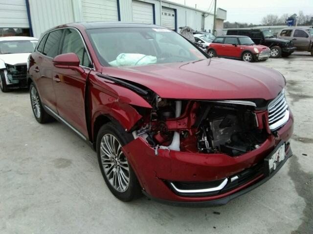 2LMPJ6LRXGBL29497 - 2016 LINCOLN MKX RESERV RED photo 1