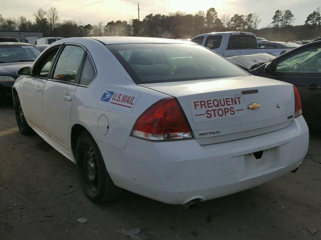 2G1WD5E3XC1305294 - 2012 CHEVROLET IMPALA POL WHITE photo 3