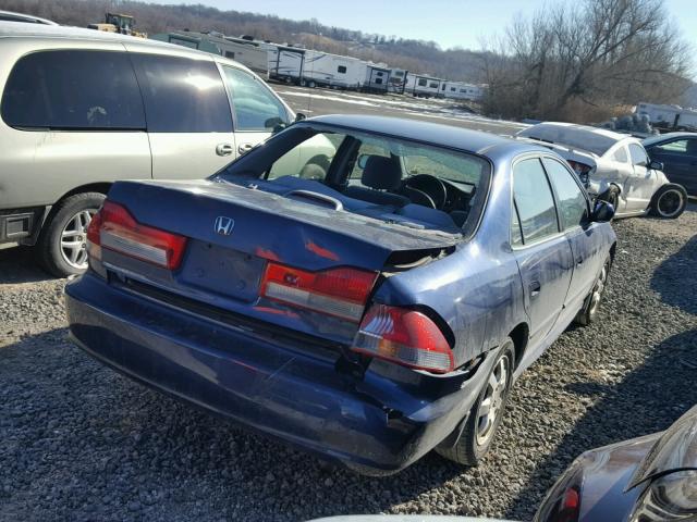 1HGCG566X2A169703 - 2002 HONDA ACCORD EX BLUE photo 4