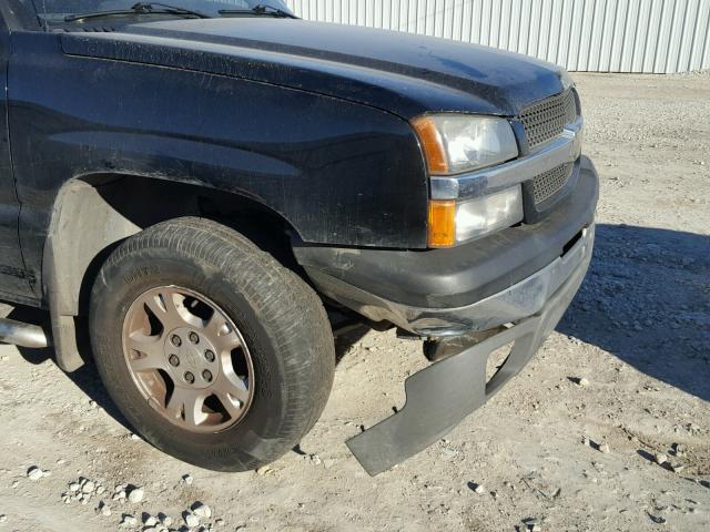 3GNEK13T53G336598 - 2003 CHEVROLET AVALANCHE BLACK photo 9