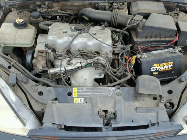 1FAFP36P0YW143783 - 2000 FORD FOCUS SE BLACK photo 7