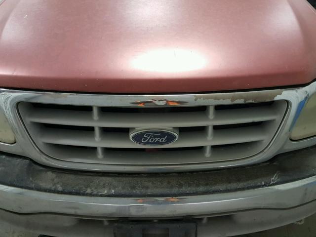 1FTZF1727XKA27083 - 1999 FORD F150 MAROON photo 9