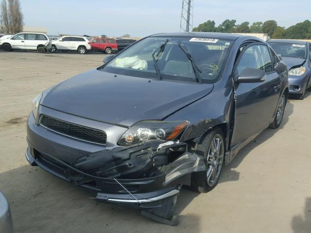 JTKDE167980275173 - 2008 TOYOTA SCION GRAY photo 2