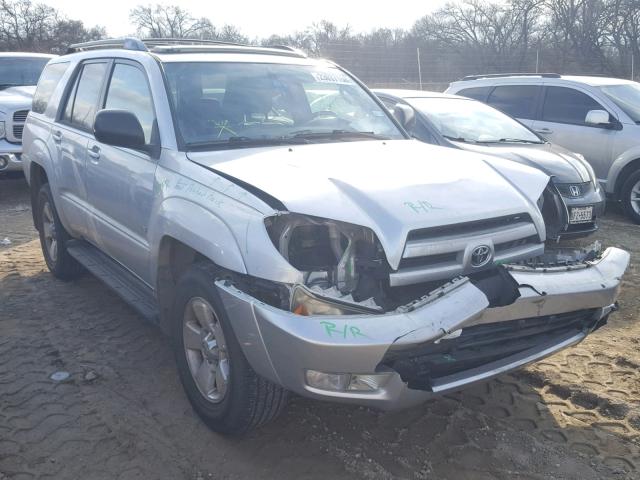 JTEZU14RX40017870 - 2004 TOYOTA 4RUNNER SR SILVER photo 1