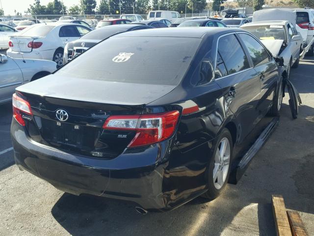 4T1BF1FK8CU144359 - 2012 TOYOTA CAMRY BASE BLACK photo 4