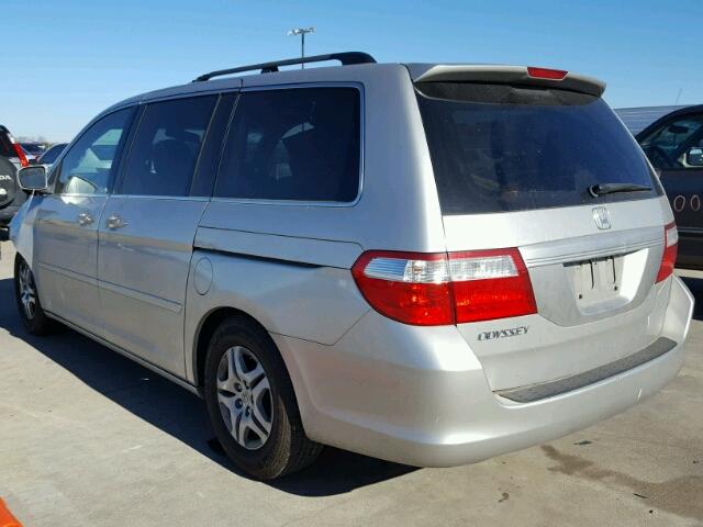 5FNRL38486B417903 - 2006 HONDA ODYSSEY EX SILVER photo 3