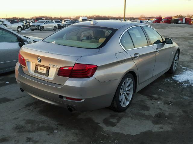 WBA5B3C54FD540507 - 2015 BMW 535 XI BEIGE photo 4