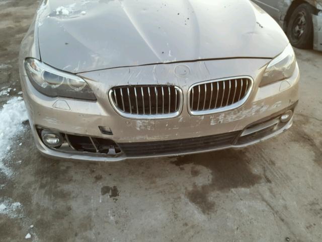 WBA5B3C54FD540507 - 2015 BMW 535 XI Բեժ լուսանկար 9