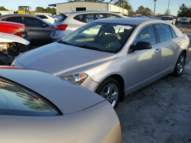 1G1ZB5E15BF208240 - 2011 CHEVROLET MALIBU LS SILVER photo 2