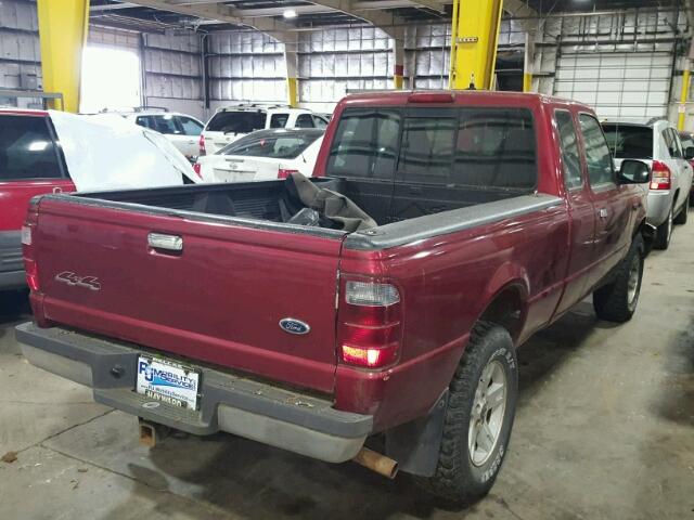 1FTZR15E93PB30300 - 2003 FORD RANGER SUP RED photo 4