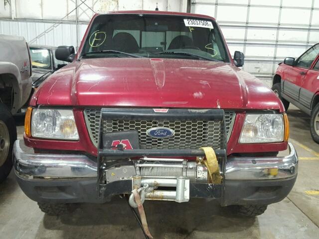 1FTZR15E93PB30300 - 2003 FORD RANGER SUP RED photo 9