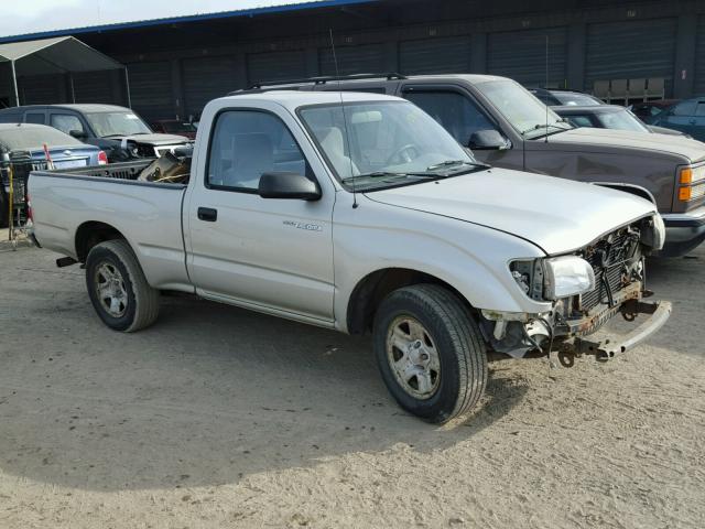 5TENL42N51Z761668 - 2001 TOYOTA TACOMA GRAY photo 1