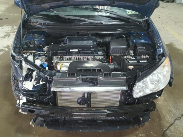 KMHDU46D58U383716 - 2008 HYUNDAI ELANTRA GL BLUE photo 7