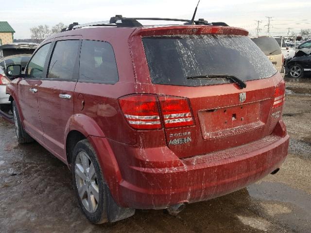 3D4PG6FVXAT104020 - 2010 DODGE JOURNEY R/ RED photo 3