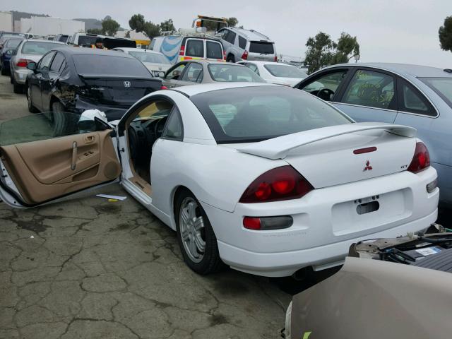 4A3AC84L1YE038153 - 2000 MITSUBISHI ECLIPSE GT WHITE photo 3