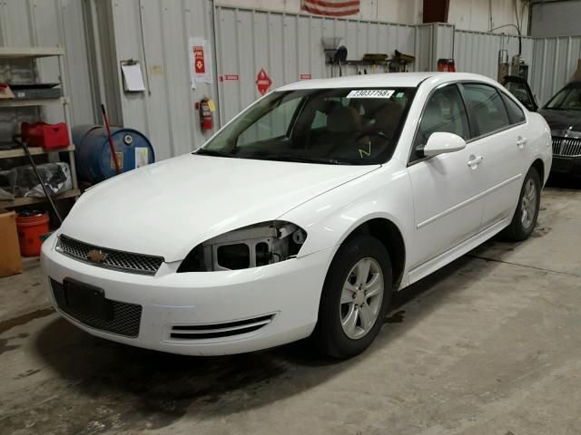 2G1WA5E39E1174967 - 2014 CHEVROLET IMPALA LIM WHITE photo 2