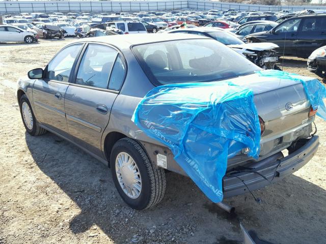 1G1ND52F95M166566 - 2005 CHEVROLET CLASSIC GRAY photo 3