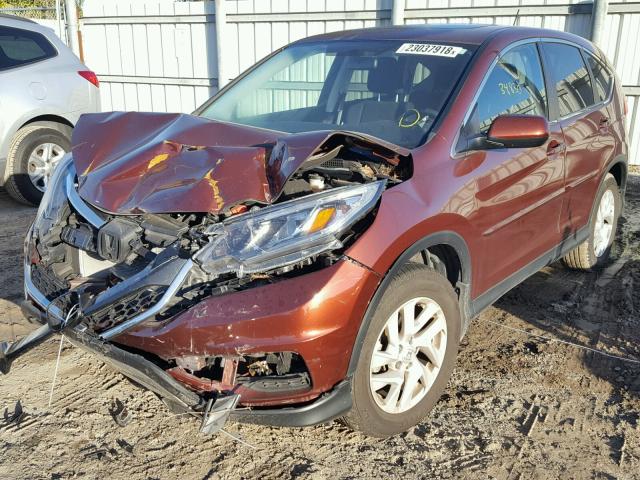 3CZRM3H5XGG722105 - 2016 HONDA CR-V EX BURGUNDY photo 2