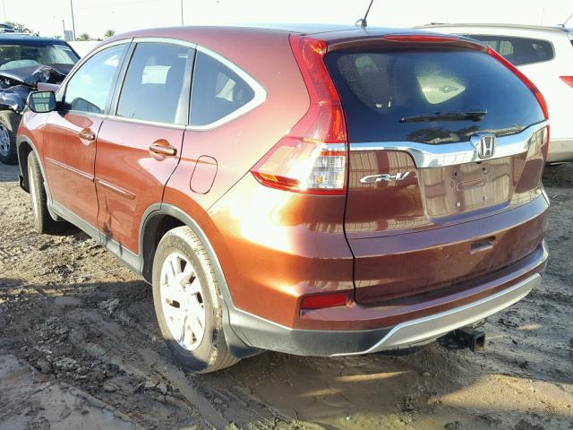 3CZRM3H5XGG722105 - 2016 HONDA CR-V EX BURGUNDY photo 3