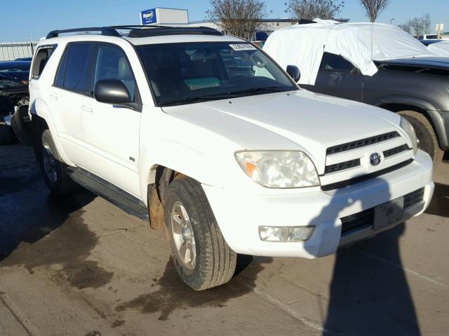 JTEZU14R640036318 - 2004 TOYOTA 4RUNNER SR WHITE photo 1