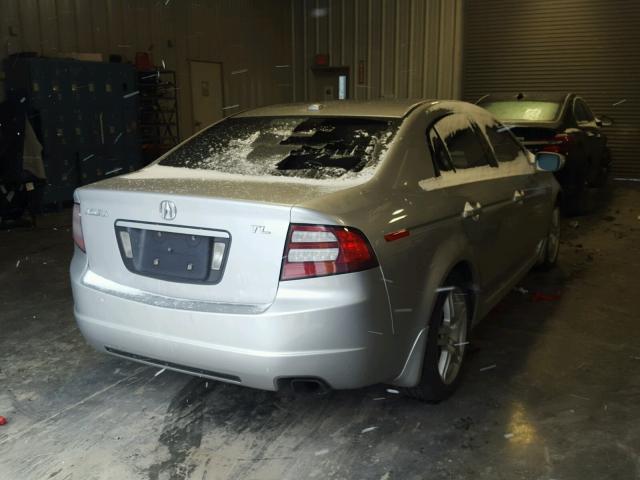 19UUA66268A053030 - 2008 ACURA TL SILVER photo 4