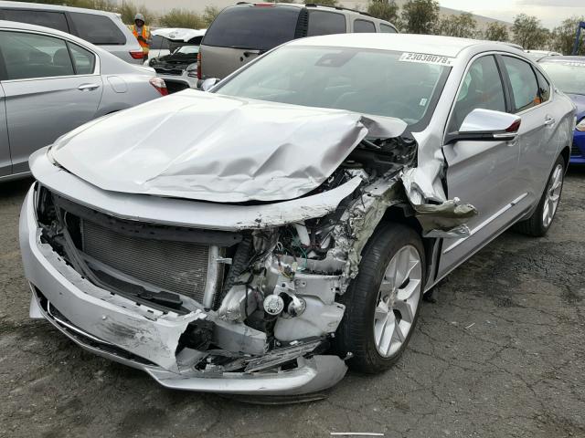 1G1145S32HU187588 - 2017 CHEVROLET IMPALA PRE 银色 照片 2