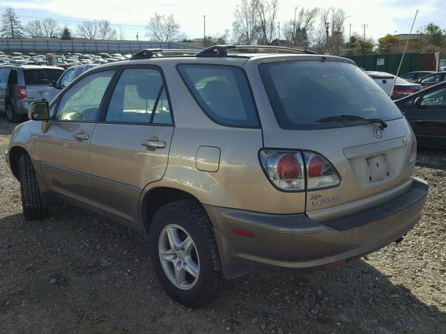 JTJHF10U520267113 - 2002 LEXUS RX 300 GOLD photo 3