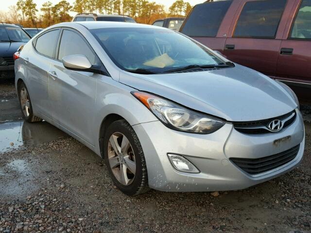 5NPDH4AEXDH268767 - 2013 HYUNDAI ELANTRA GL SILVER photo 1