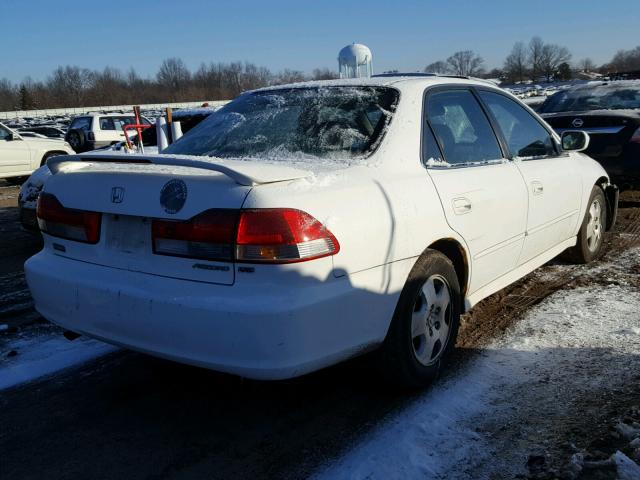 1HGCG16562A010256 - 2002 HONDA ACCORD EX WHITE photo 4