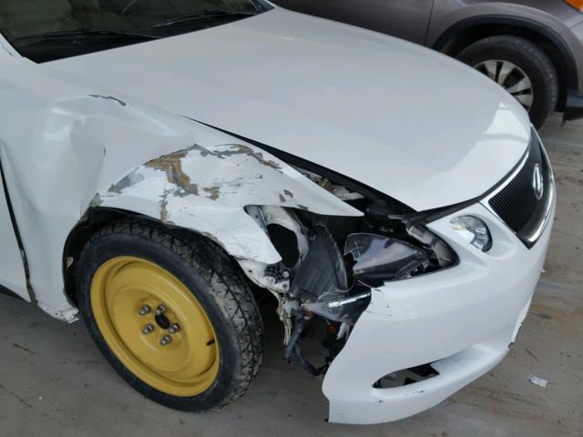 JTHBH96S365014824 - 2006 LEXUS GS GENERAT WHITE photo 9