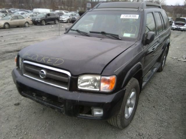 JN8DR09Y93W826559 - 2003 NISSAN PATHFINDER BLACK photo 2