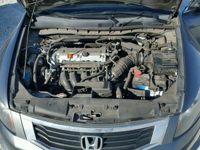 1HGCP2F73AA004808 - 2010 HONDA ACCORD EX GRAY photo 7