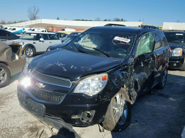 2GNFLDE59C6286897 - 2012 CHEVROLET EQUINOX LT BLACK photo 2