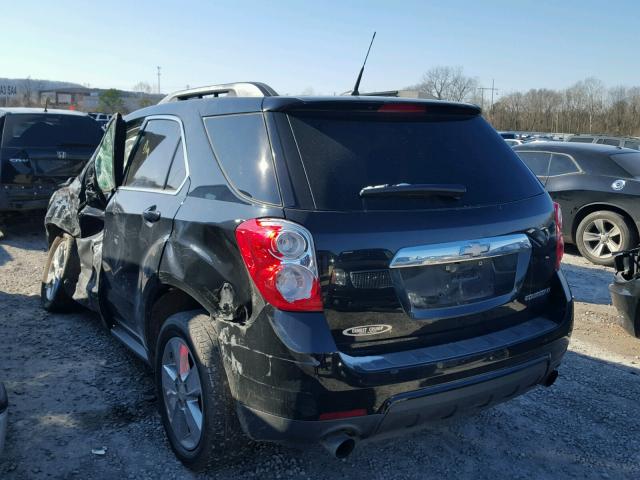 2GNFLDE59C6286897 - 2012 CHEVROLET EQUINOX LT BLACK photo 3