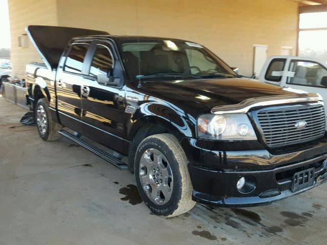 1FTRW12W58KE34685 - 2008 FORD F150 SUPER BLACK photo 1