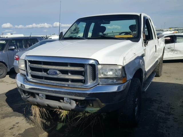 1FTSX31F82EB28999 - 2002 FORD F350 SRW S WHITE photo 2