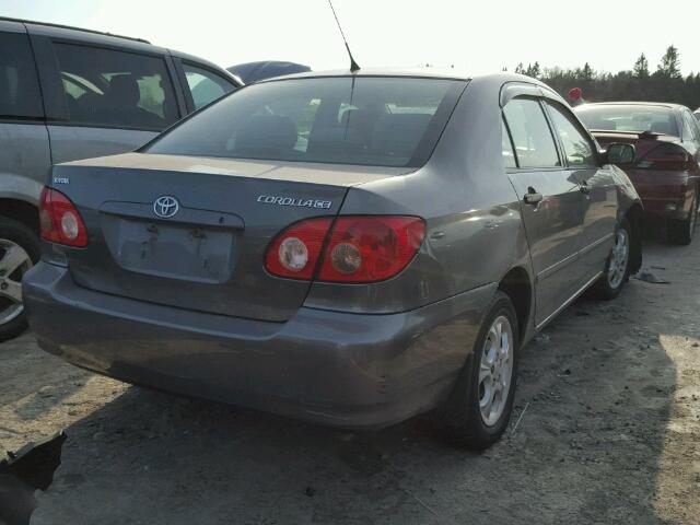 2T1BR32E78C863677 - 2008 TOYOTA COROLLA CE GRAY photo 4