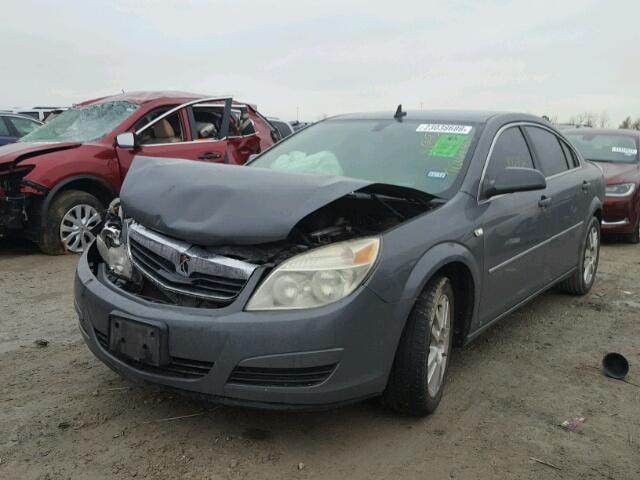 1G8ZS57N58F266519 - 2008 SATURN AURA XE GRAY photo 2