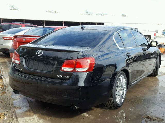 JTHBL96S085001143 - 2008 LEXUS GS 460 Черный фото 4