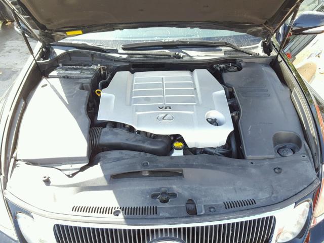 JTHBL96S085001143 - 2008 LEXUS GS 460 Черный фото 7