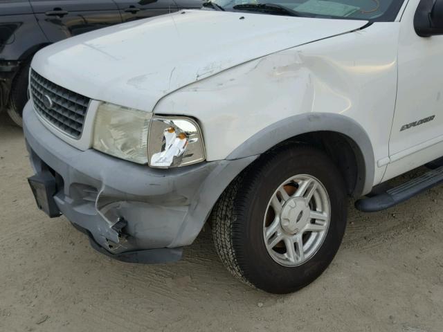 1FMZU72K92ZC62192 - 2002 FORD EXPLORER X WHITE photo 9