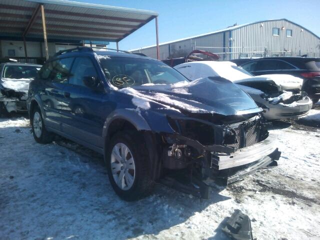 4S4BP60C887355143 - 2008 SUBARU OUTBACK BLUE photo 1