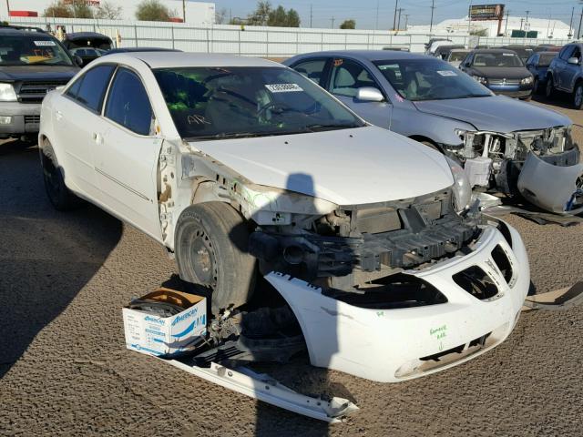 1G2ZF55B664161195 - 2006 PONTIAC G6 SE WHITE photo 1